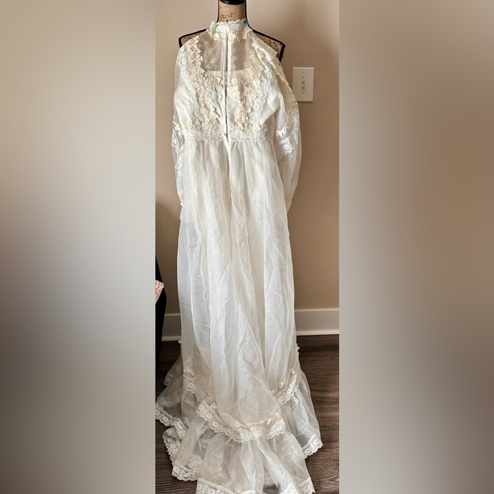 Vintage Wedding Dress Size 3/4